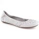 22. Rieker W RKR649 comfortable leather openwork shoes, white