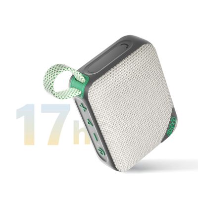 6. QCY SP2 IP67 Bluetooth Speaker with RGB Backlight and Stereo Mode - Gray Green