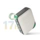 6. QCY SP2 IP67 Bluetooth Speaker with RGB Backlight and Stereo Mode - Gray Green