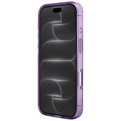 4. Guess IML Flowers Pearl Strap MagSafe Case for iPhone 18 Pro / 17 Pro – purple