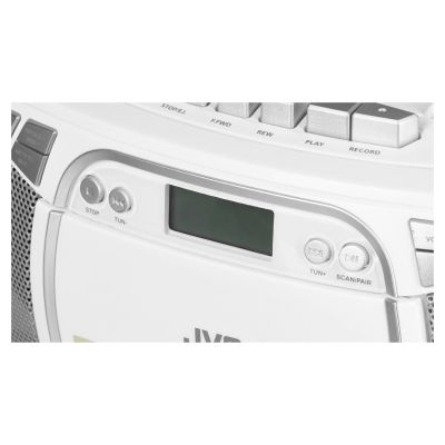 5. JVC RC-E451W Boombox – White