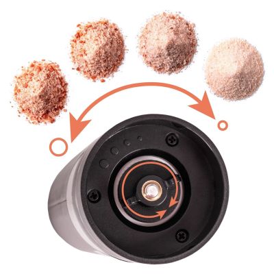 3. ELDOM ZMP5 ELECTRIC SALT AND PEPPER GRINDER SET, RECHARGEABLE, USB