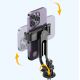 20. Selfie stick WC1Y3S telescopic tripod 1.3m with phone holder - black
