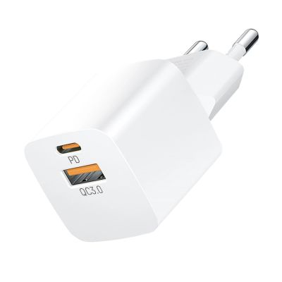 2. Wozinsky CMWCW 20W USB-C / USB-A Wall Charger - White
