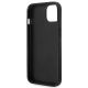 7. Karl Lagerfeld Saffiano Karl`s Head Patch Case for iPhone 13 / 14 / 15 - Black