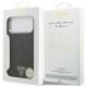 8. Guess 4G Triangle Logo MagSafe Case for iPhone 17 Pro Max / 18 Pro Max - Black & Silver