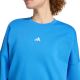 4. adidas Essentials Small Logo Feelcozy Women's Sweatshirt Blue KC5280