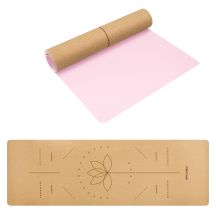 Spokey SAVASANA Cork Fitness Mat for Exercise and Yoga