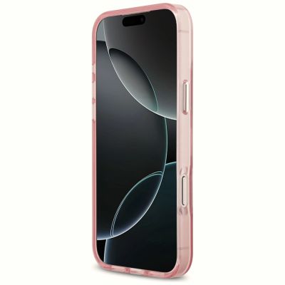5. Karl Lagerfeld IML Choupette Sketch Logo MagSafe Case for iPhone 17 Pro Max - Pink