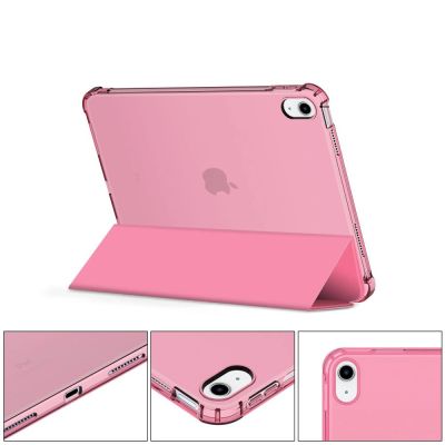 6. Tech-Protect SC Pen Hybrid Case for iPad 10 / 2022 - Pink - Transparent