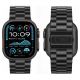 3. Tech-Protect Stainless Bracelet for Apple Watch 44 / 45 / 46 / 49 mm – Black