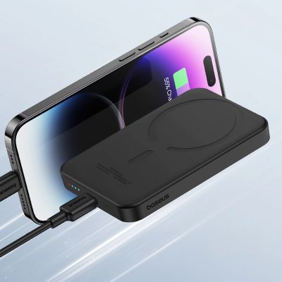 11. Baseus mini power bank 5000mAh 20W + USB-C cable (20V/3A) - black