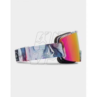 2. Volcom GARDEN NEBULA/PINK CHROME snowboard goggles (VG0122112)