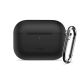 2. Tech-Protect Silicone Hook Case for AirPods Pro 3 - Black