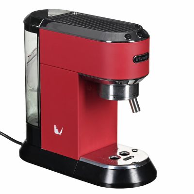 9. DeLonghi Dedica Style EC 685.R Espresso Machine (1300 W; red)