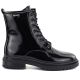 6. Women's leather ankle boots, patent leather, black Big Star UU274613