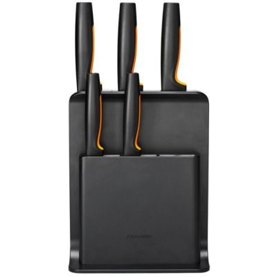 2. Fiskars Functional Form 6-piece Knife Block with Holes