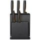 2. Fiskars Functional Form 6-piece Knife Block with Holes