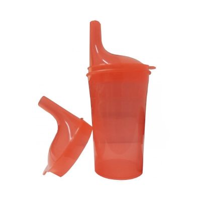 Safe cup for eating and drinking, red