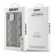 5. DKNY Leather Checkered Mono Pattern MagSafe iPhone 15 Case - Beige