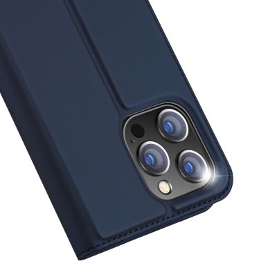 3. Dux Ducis Skin Pro Wallet Case for iPhone 15 Pro Max - Blue