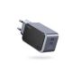 Ugreen Nexode Air 65W sieninis kroviklis, USB + 2x USB-C pilkos spalvos Portable Computer, Mobile Phone, Mickey Mouse, Laptop, Power bank, Tablet Gray Alternating Current Fast Charging Internal