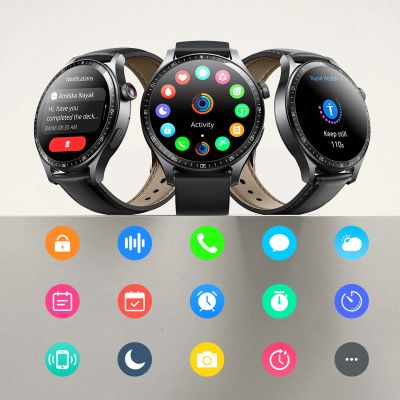 17. Joyroom Classic Series JR-FC2 Pro Smartwatch with Call Answering Function - Dark Gray