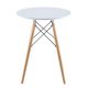 2. MATERA ROUND TABLE WHITE 60x60CM