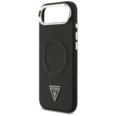 6. Guess Triangle Logo MagSafe Case for iPhone Air - Black