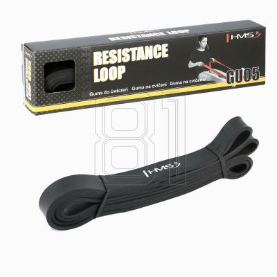 32. Exercise rubbers HMS GU05 BLACK 22 x 4.5 x 2080 MM 17-33-022