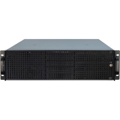 11. Inter-Tech 3U-30248 Black Stainless Steel Stand