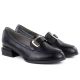 4. Women's black block heel shoes M. DASZYŃSKI SA267-2