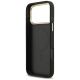 7. Guess 4G Srtass Logo & Big Strap Metal Buttons MagSafe Case for iPhone 17 Pro Max - Black