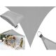 GARDEN SUN SAIL TRIANGLE 2X2X3M GRAY