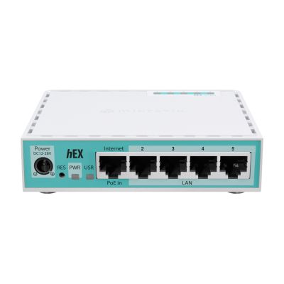 2. Mikrotik hEX Gigabit Ethernet Router White