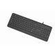 3. GEMBIRD SLIM WIRED MULTIMEDIA KEYBOARD, USB 5-KEY HOTKEYS, US LAYOUT, BLACK