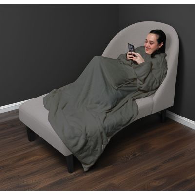 3. Mad Monkey 2000051 Electric Blanket Electric Heated Blanket Gray Fleece