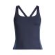 CASALL Women's Shaped Block Built in Bra Tank Navy Blue