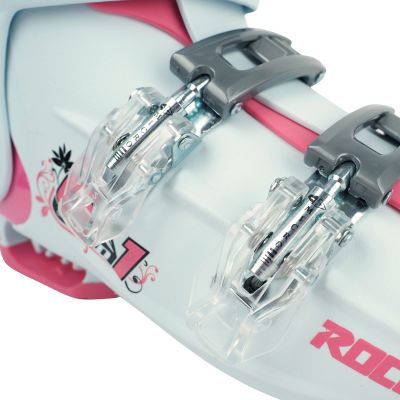 6. Roces Idea Free ski boots white and pink 450492 020