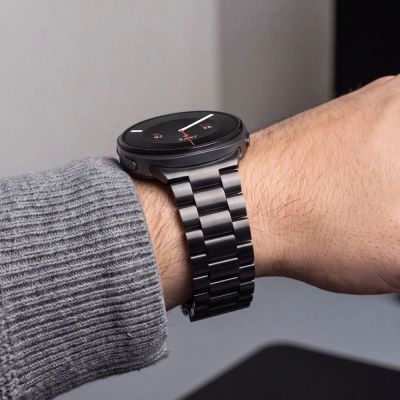 5. Tech-Protect Stainless Steel Bracelet for Samsung Galaxy Watch 40/44/46 mm - Black