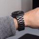 5. Tech-Protect Stainless Steel Bracelet for Samsung Galaxy Watch 40/44/46 mm - Black