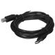 2. GEMBIRD CCF-USB2-AMBM-10 cable (USB 2.0 type AM - USB 2.0 type BM; 3m; black)