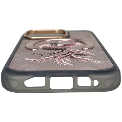 4. Nimmy Magnetic Fantasy Animal MagSafe Case for iPhone 16 Pro - Rose Gold