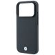 6. BMW Kevlar Metal Logo MagSafe Case for iPhone 18 Pro / 17 Pro – graphite