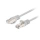 2. PATCHCORD CAT.6 FTP 1M GRAY FLUKE PASSED LANBERG 10-PACK