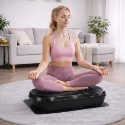 8. Extralink Moonwalk Spin Move Vibration Platform for Fitness Exercises 200W Black