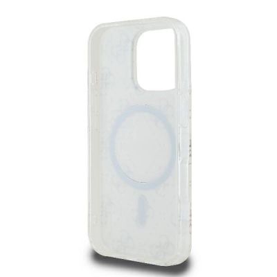 7. Guess IML 4G Background MagSafe iPhone 16 Pro Case - White