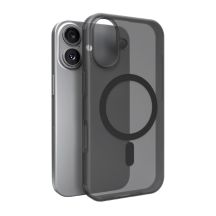 Puro Daylight Magsafe Compatible Silicone Case for iPhone 17 - Translucent Black