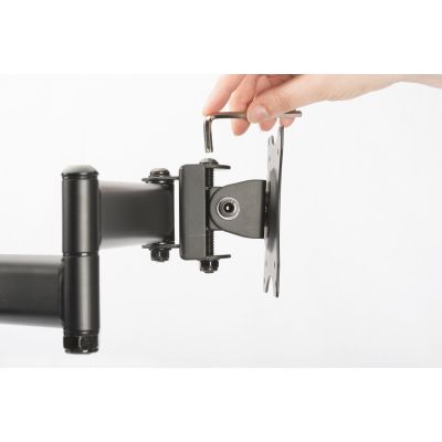2. Digitus Universal Standing Clamp Mount for Four Monitors