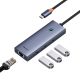 6. Baseus UltraJoy Series 5in1 USB-C HDMI 4K 4x USB-A 3.0 USB hub - gray